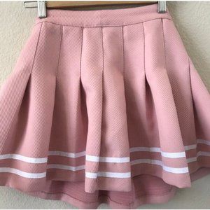 *NEW* H&M Divided Powder Pink Pleated Tennis Skirt - Size 10